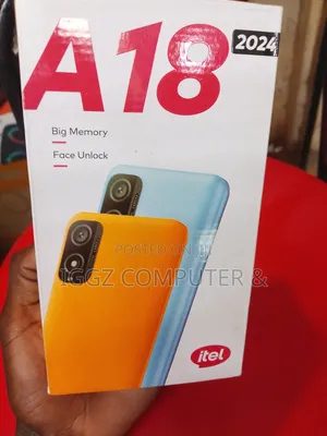New Itel A18 32 GB Black