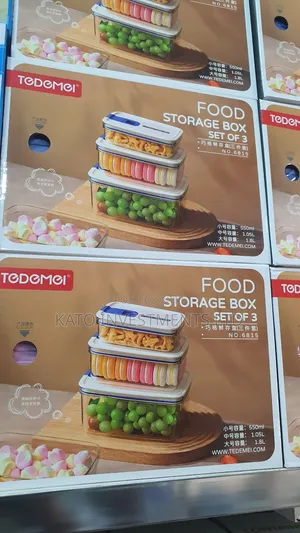 Food Storage Box -set Of 3
