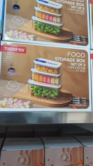 Food Storage Box -set Of 3