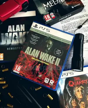 Alan Wake 2 And Alan Wake Remastered Game Cds For Ps5