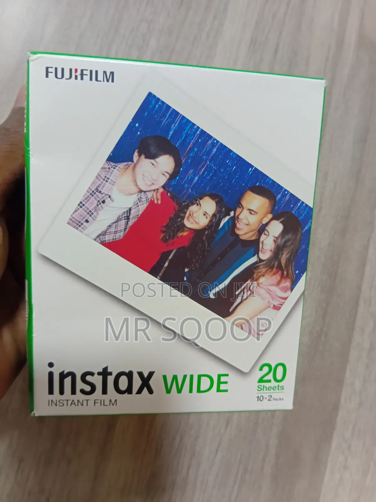 Fujifilm Instax Wide Instant Film – 20 Sheets (10x2 Packs)