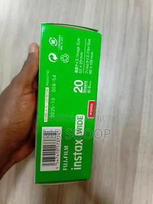 Fujifilm Instax Wide Instant Film – 20 Sheets (10x2 Packs)