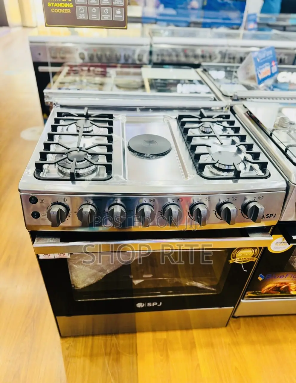 SPJ 4gas 1 Electric 80/60 Cooker Brand New