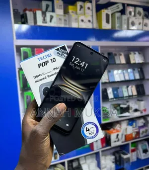 New Tecno Pop 10 128 GB Black