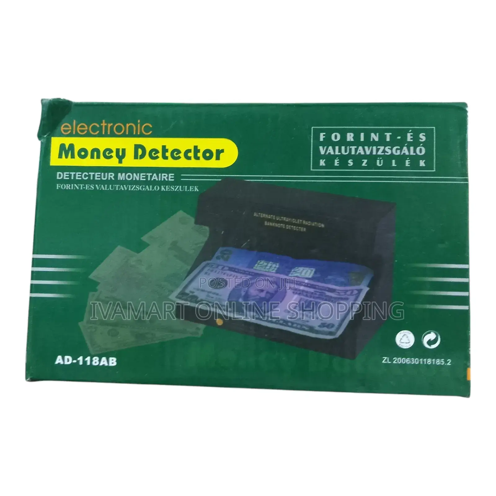 Ad-118ab Fake Money Detector - Uses Batteries