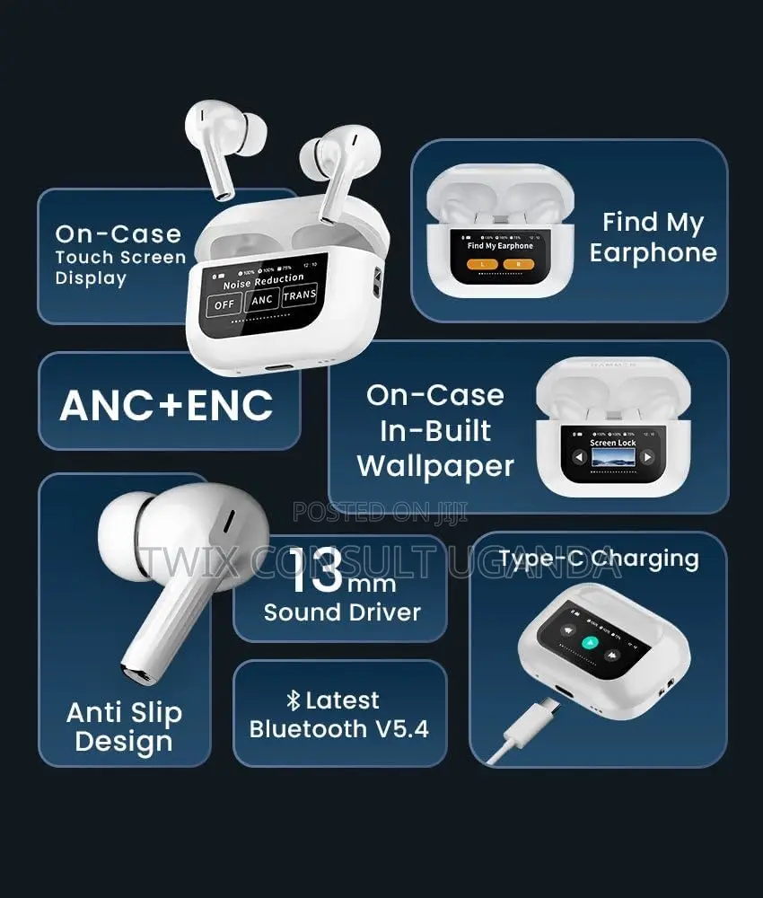 Anc Wireless Earphones A9 Pro Earbuds
