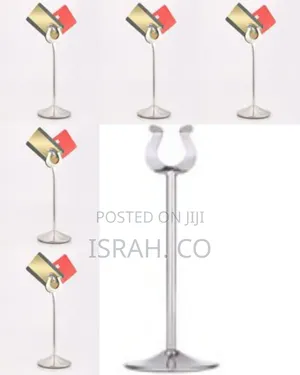 Professional Stainless Steel Table Number and Card