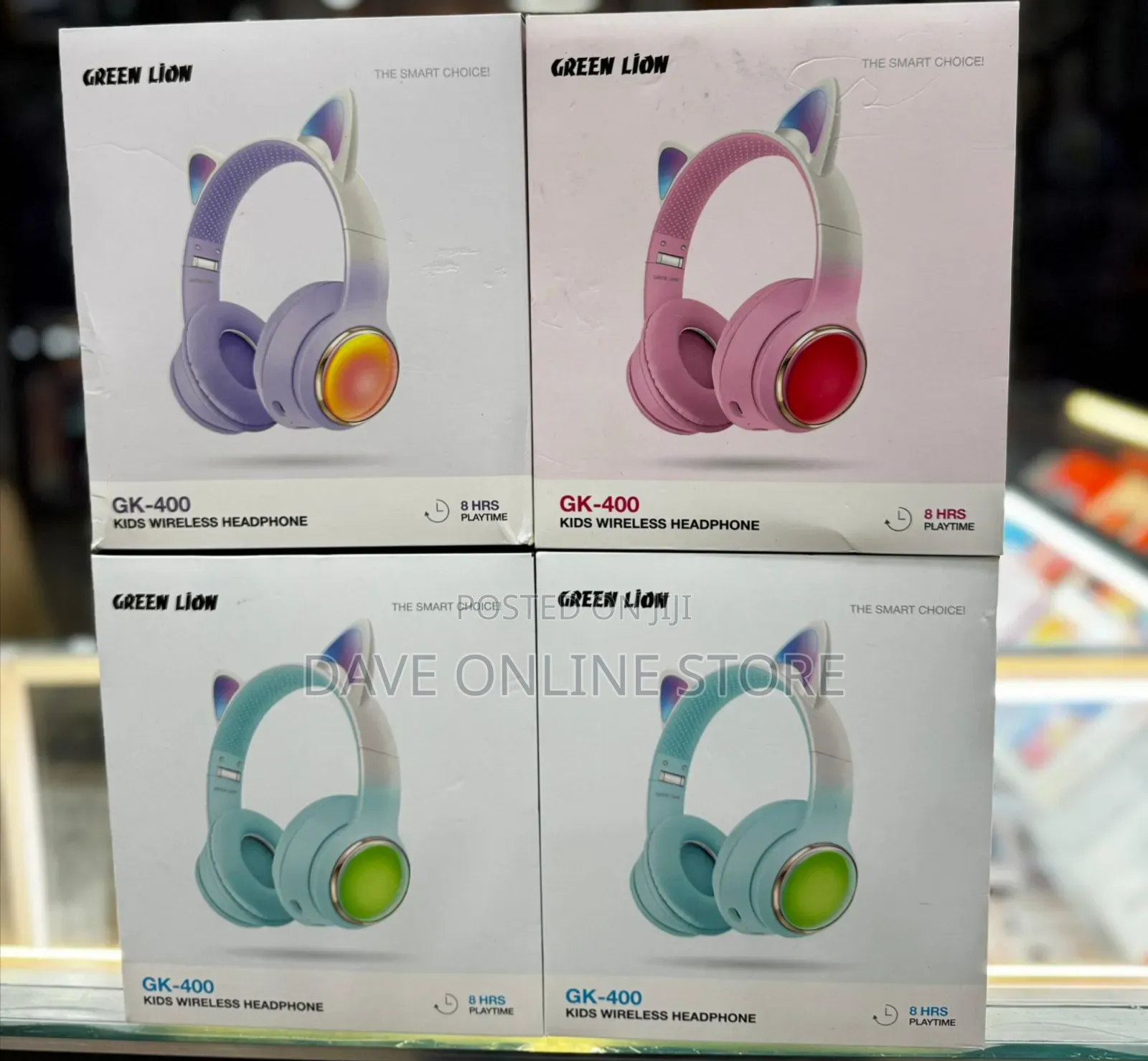 Green Lion Gk-400 Kids Wireless Headphones-