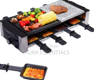 Saysonapps Raclette Grill With Granite Stone Grill Top (Model SBBQ