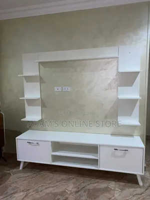 White Tv Stand Wall Unit
