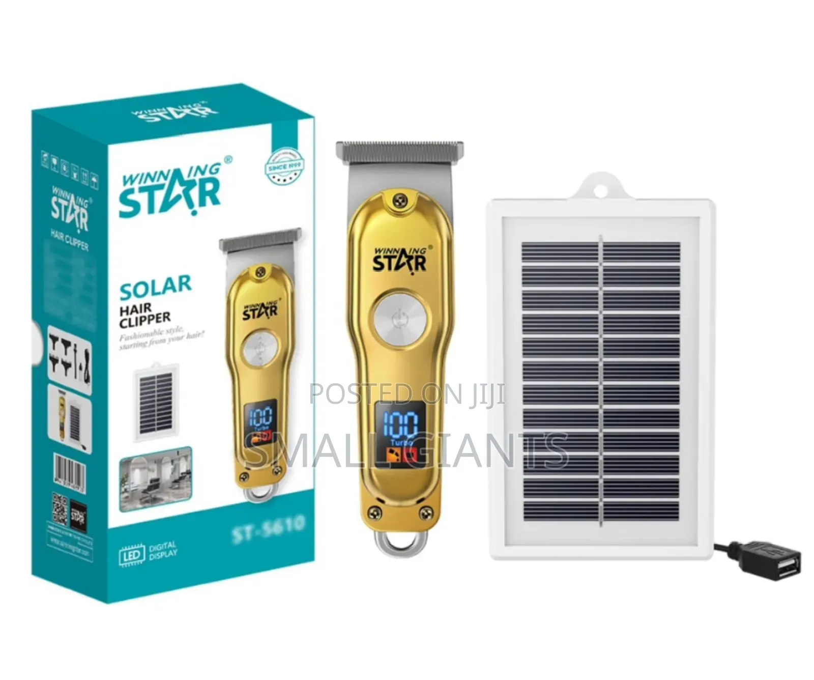 Winning Star St-5610 Is a Solar Rechargeable Hair Clipper