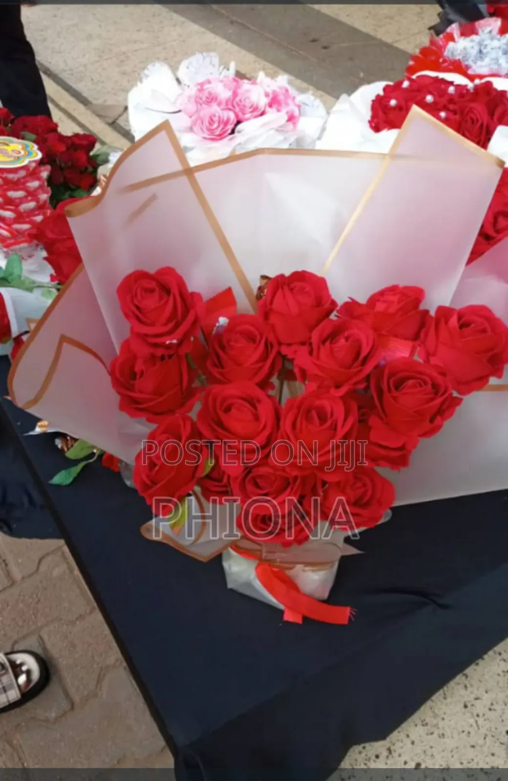 Artificial Red Valentines Flowers