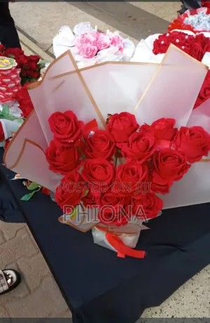 Artificial Red Valentines Flowers