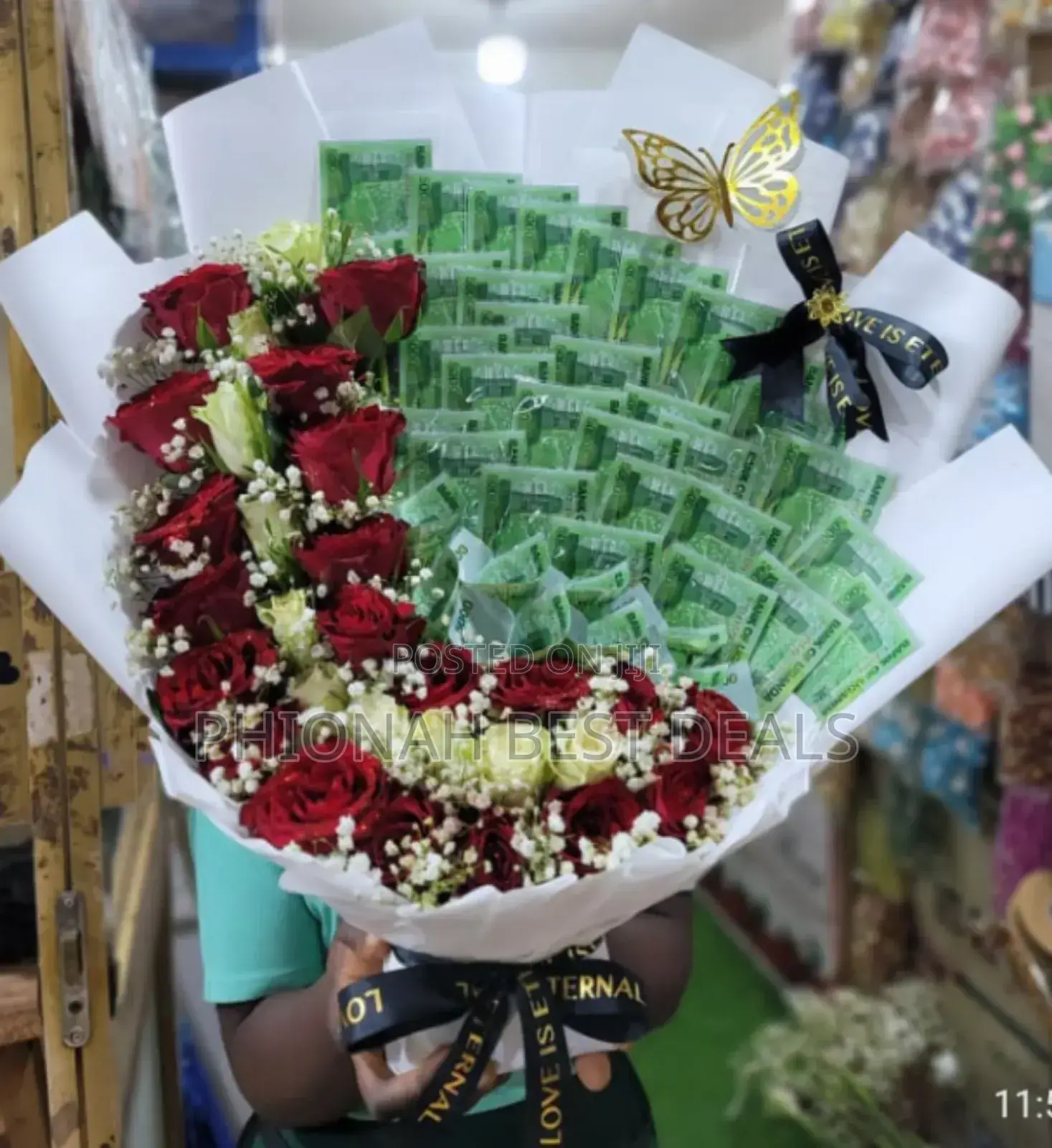 Money Bouquet Valentines Gift