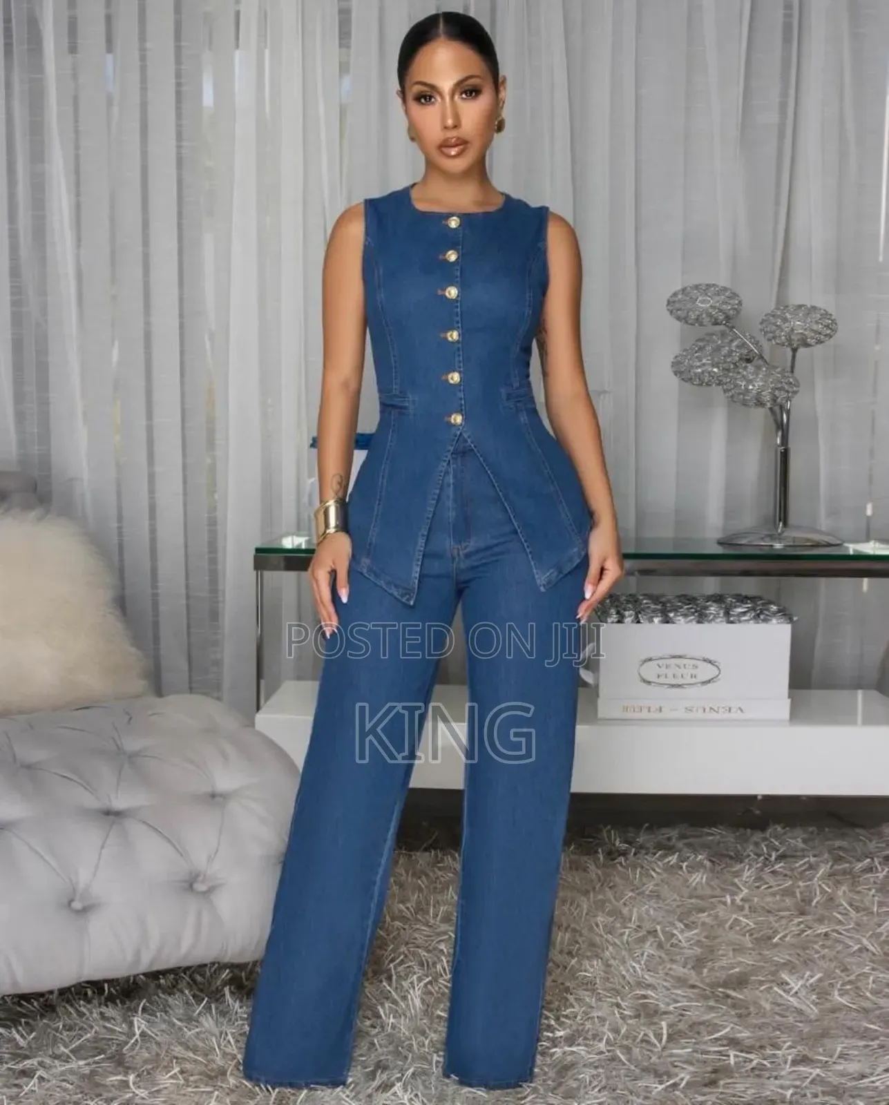 Jean Wear Women's Two-Piece Set