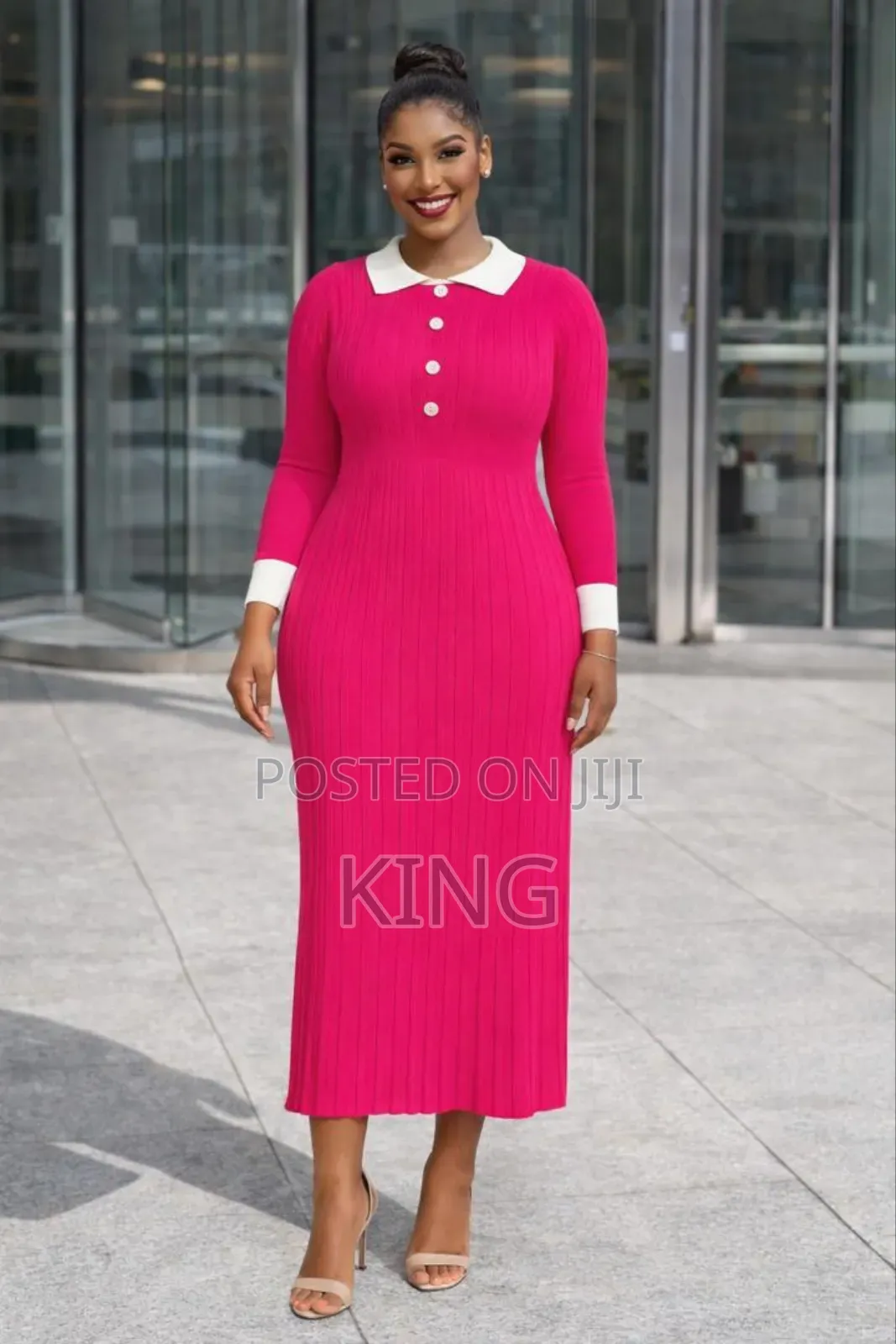 Riri Collar Women Dress