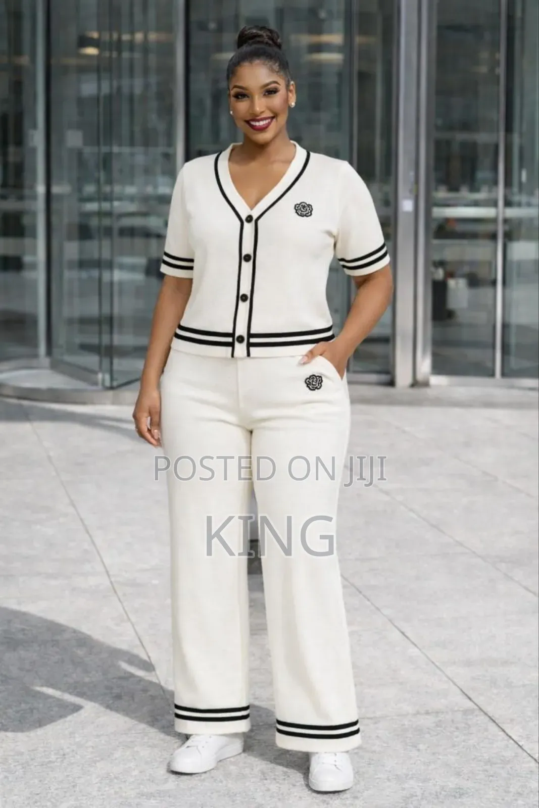 Swera Button Women Two Piece Wear