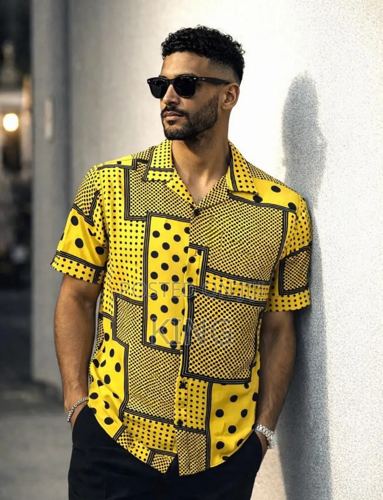 Men's Casual Short-Sleeve Hawaiian Shirt