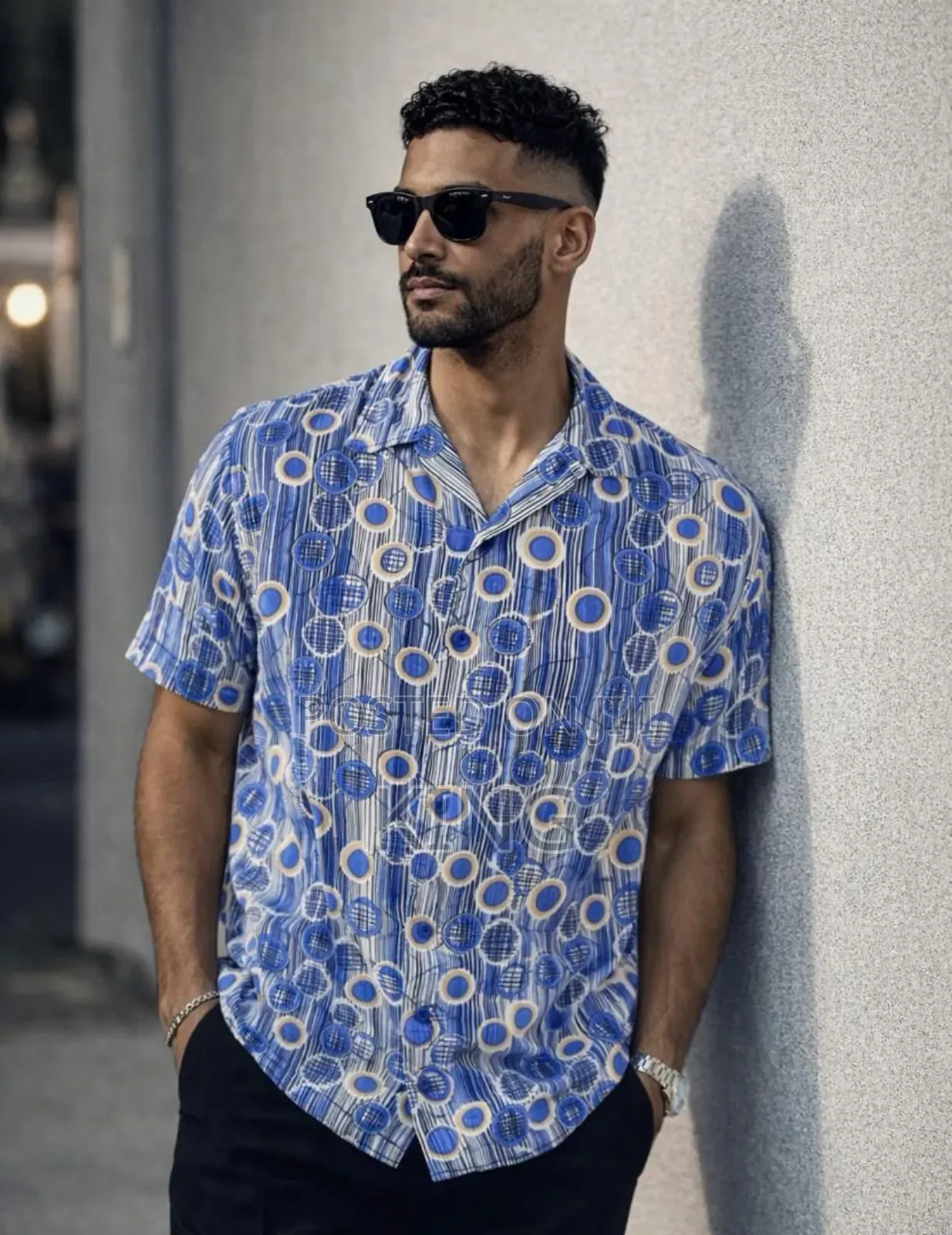 Men's Casual Short-Sleeve Hawaiian Shirt