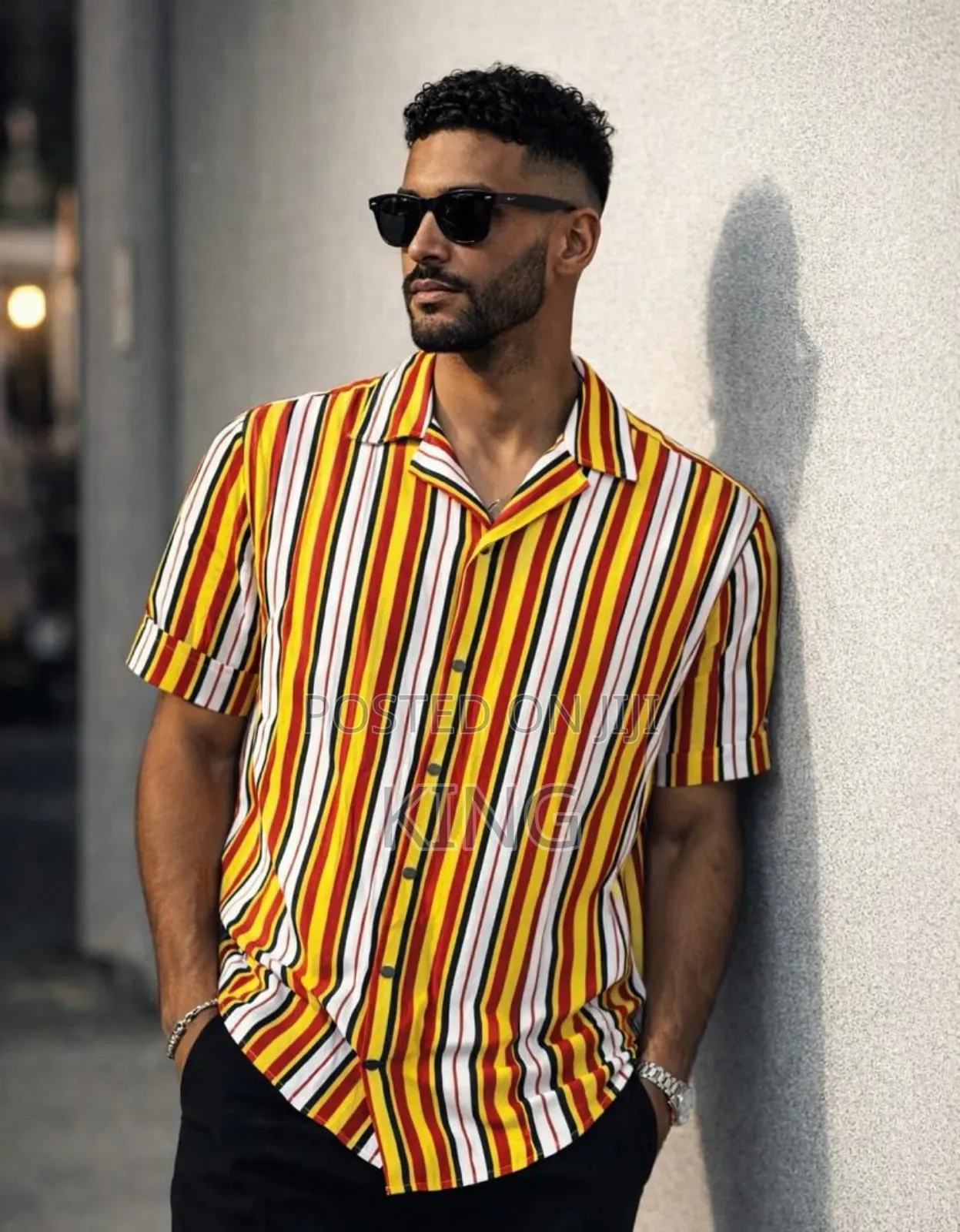 Men's Casual Short-Sleeve Hawaiian Shirt