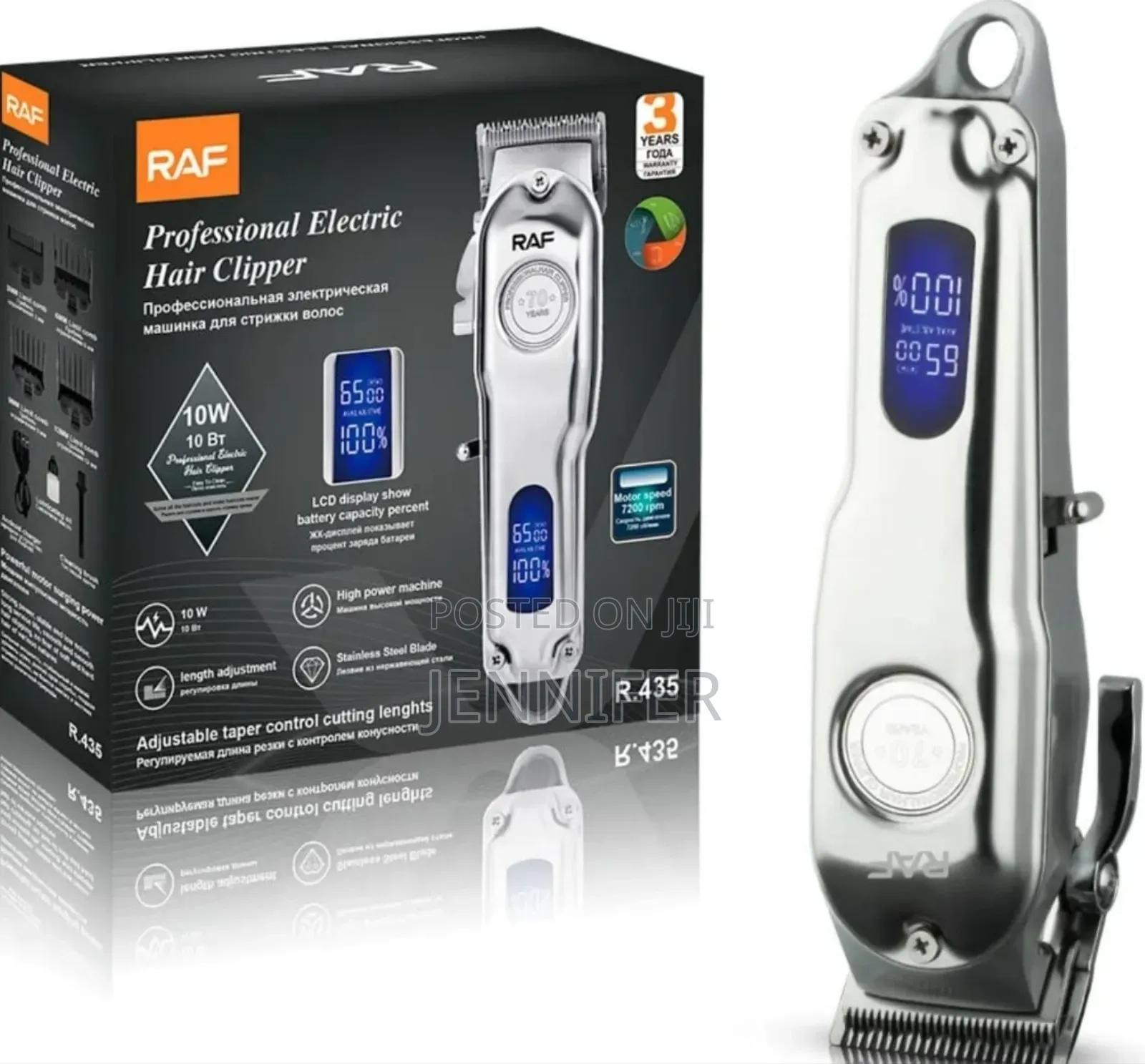 Raf Professional Electric Hair Clipper (Model R.435).