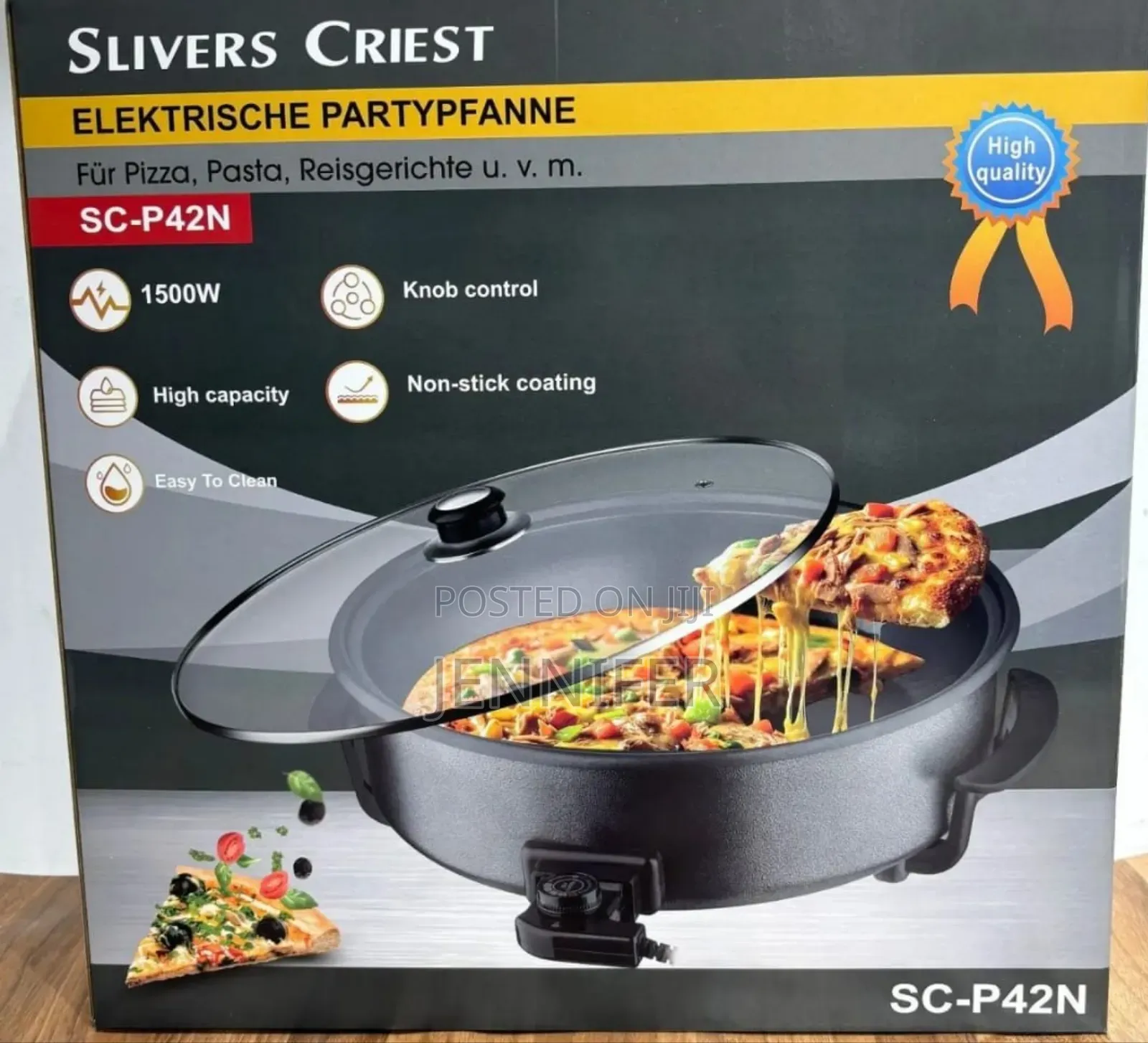 Slivers Criest Sc-P42n Electric Pizza Pan
