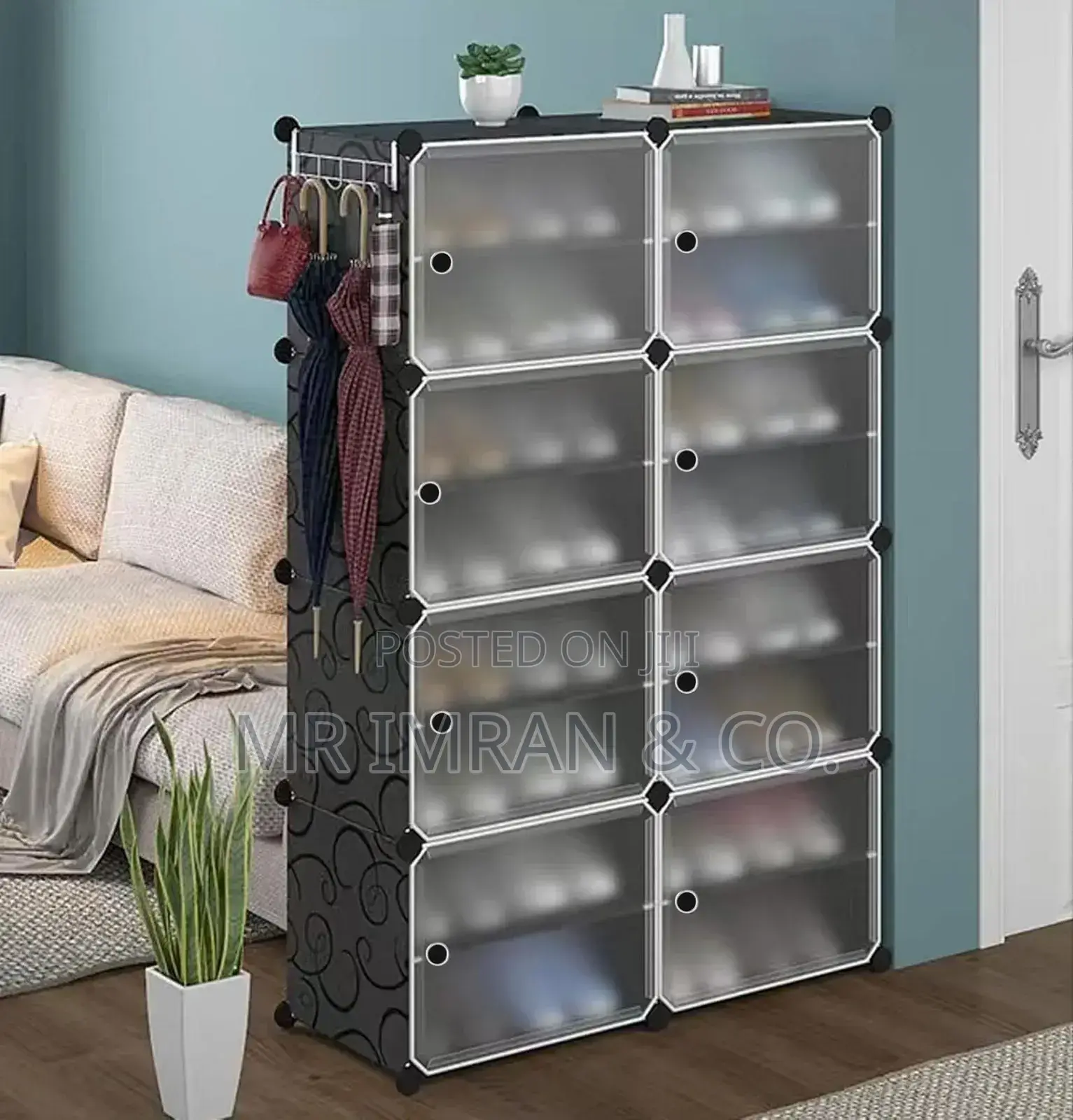 8 Tier Portable Ortable Modular Shoe Storage Rack