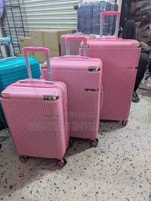 Terrific Plastic Travel Bags- Pink