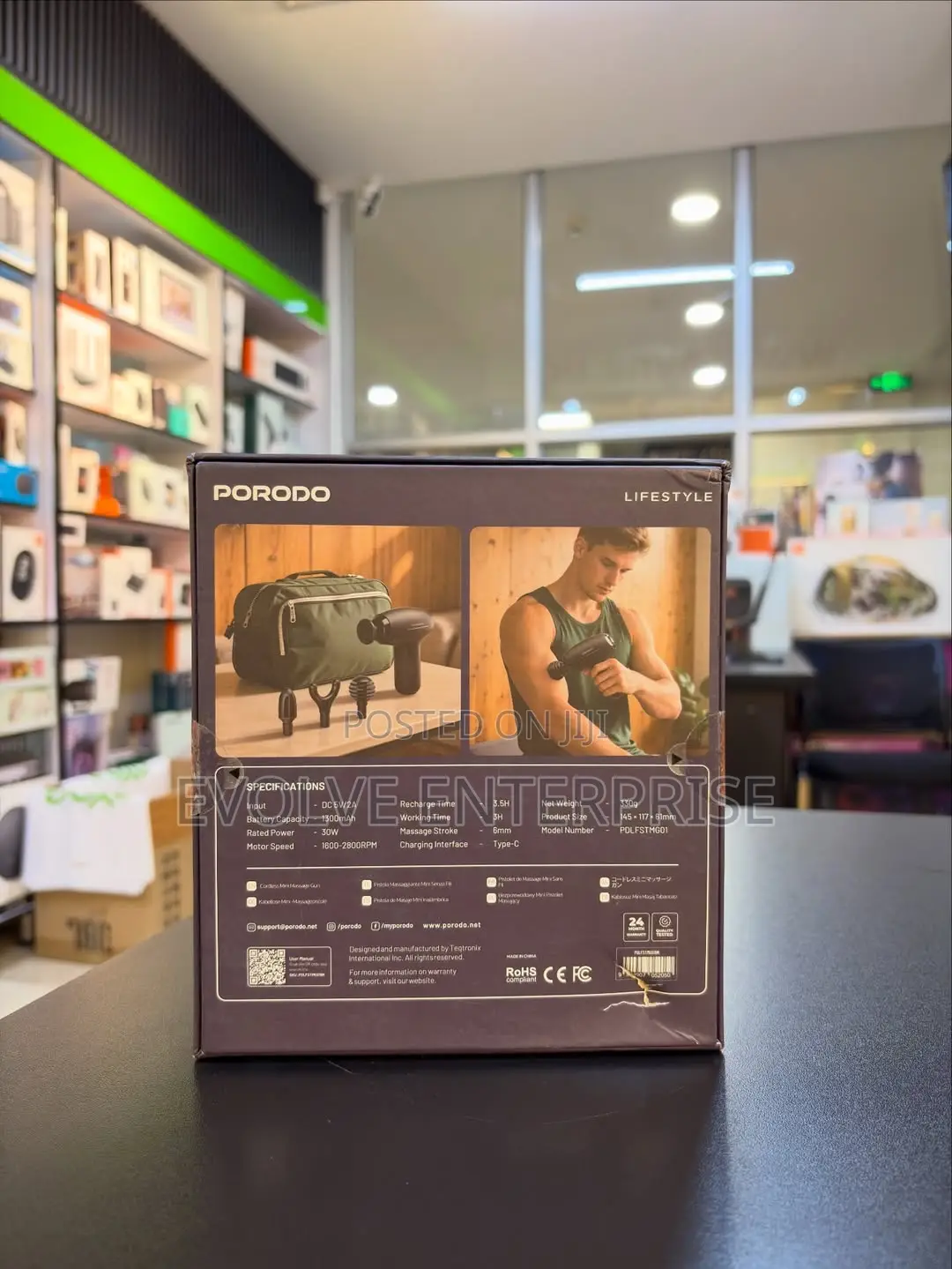 Porodo Lifestyle Cordless Mini Massage Gun