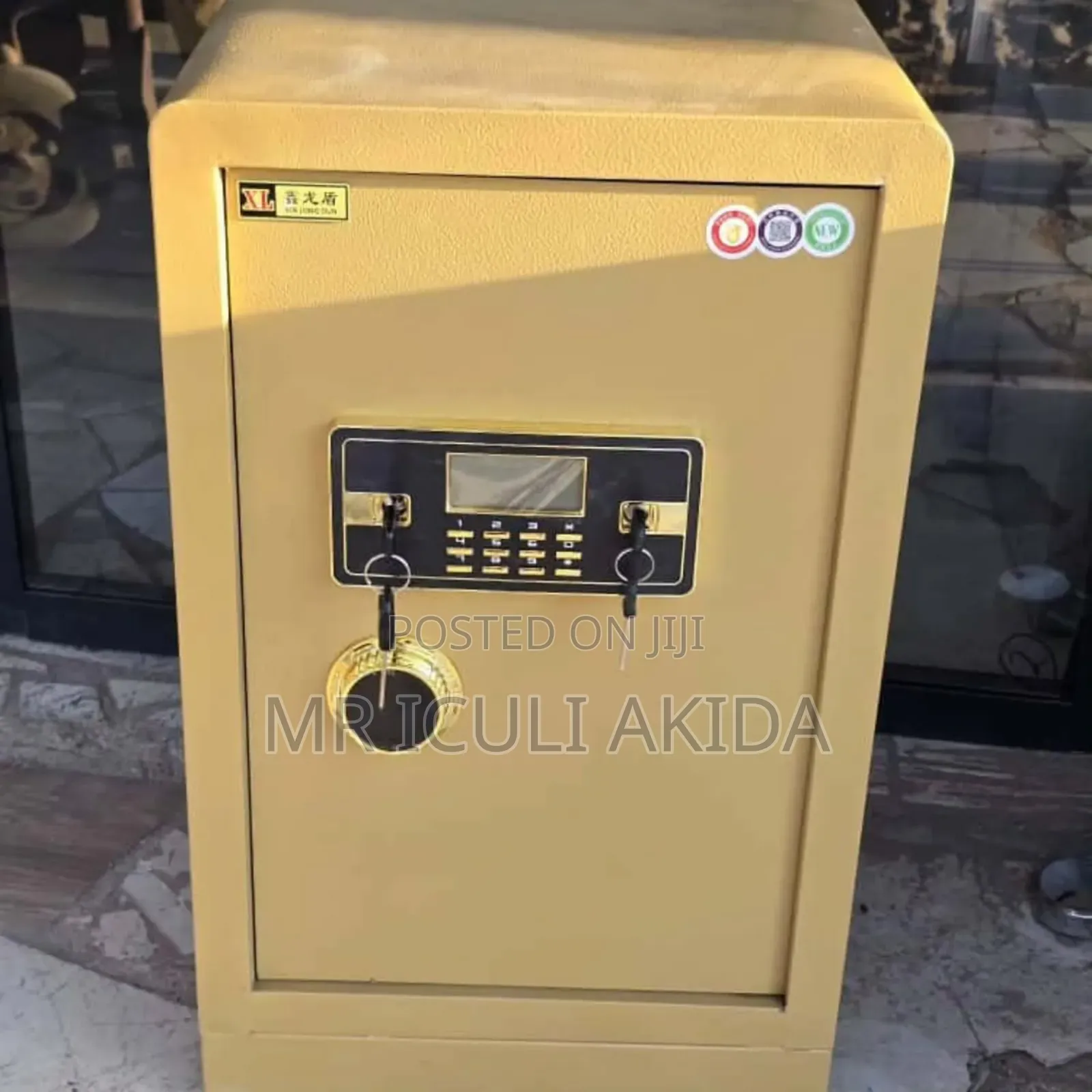 Zhenxing Dual Digital & Keys Fire Safe Box For Home Or Office Security