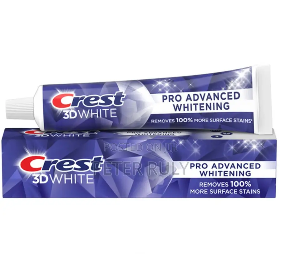 2x Crest 3d White Pro Advanced Whitening Toothpaste 5.2 Oz /147g