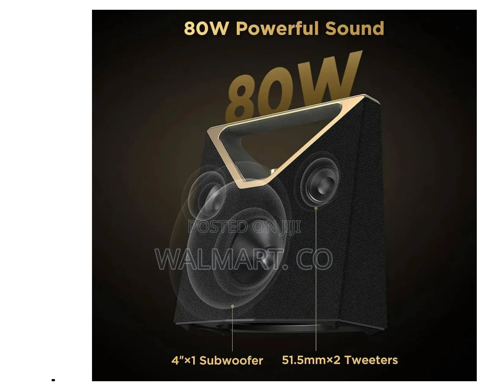 Brief Plus Portable 80w Powerful Bluetooth Speaker