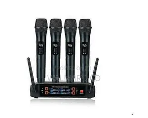 Professional VHF Wireles System 4 Channel Handheld Karaoke Microphone