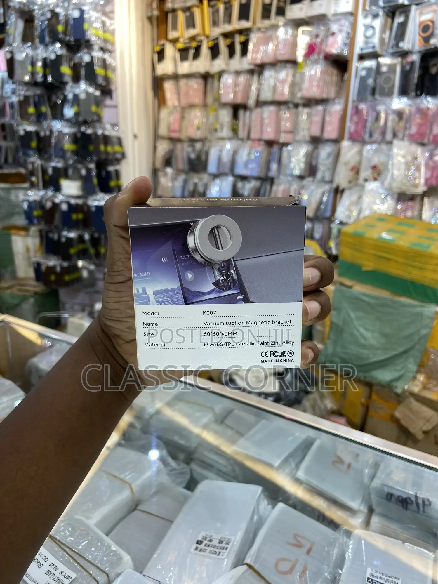 Vacuum Suction Magnetic Bracket