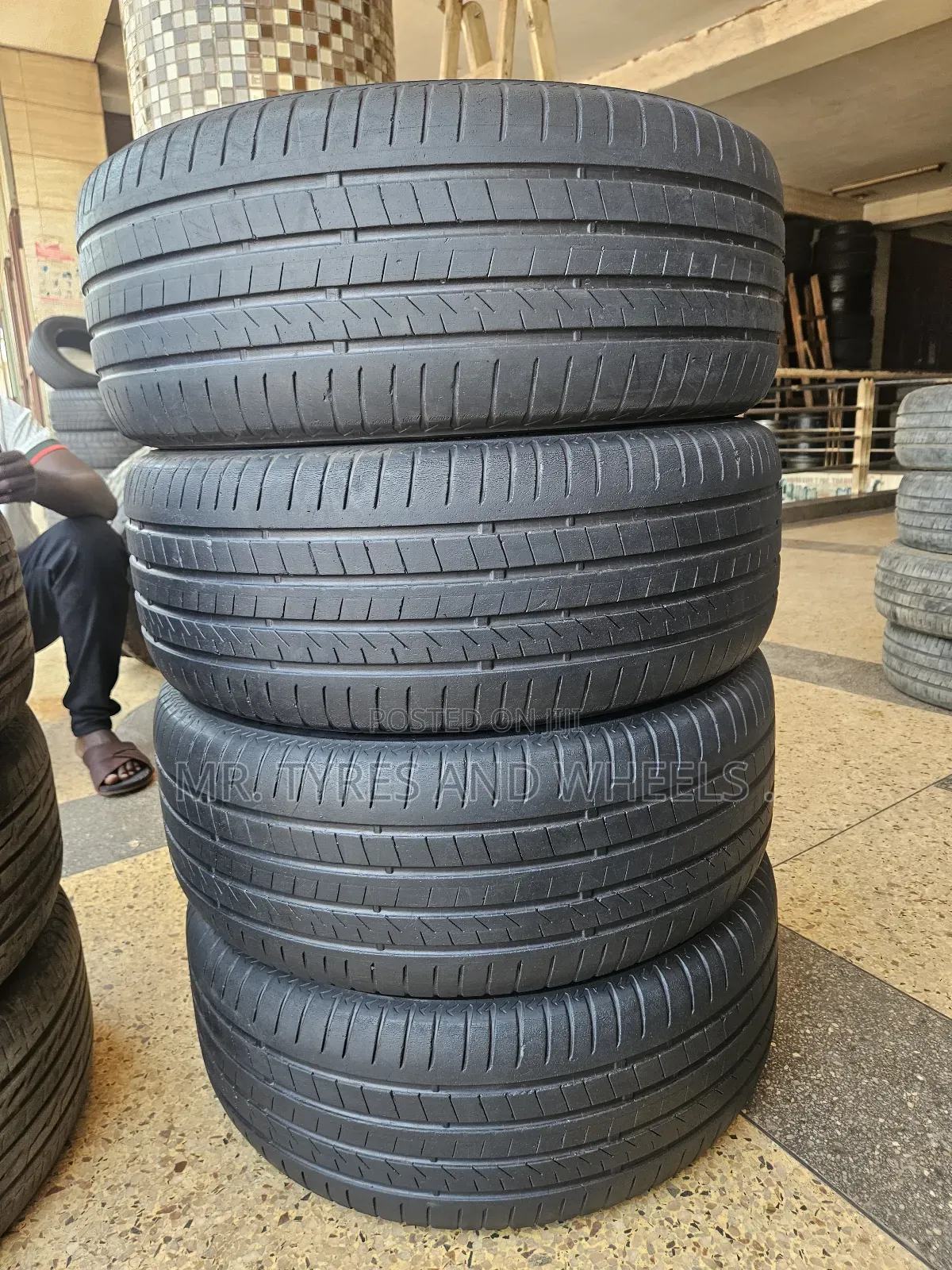235 55 R17 Bridgestone 4rm Japan Used But Still In Good Condition.