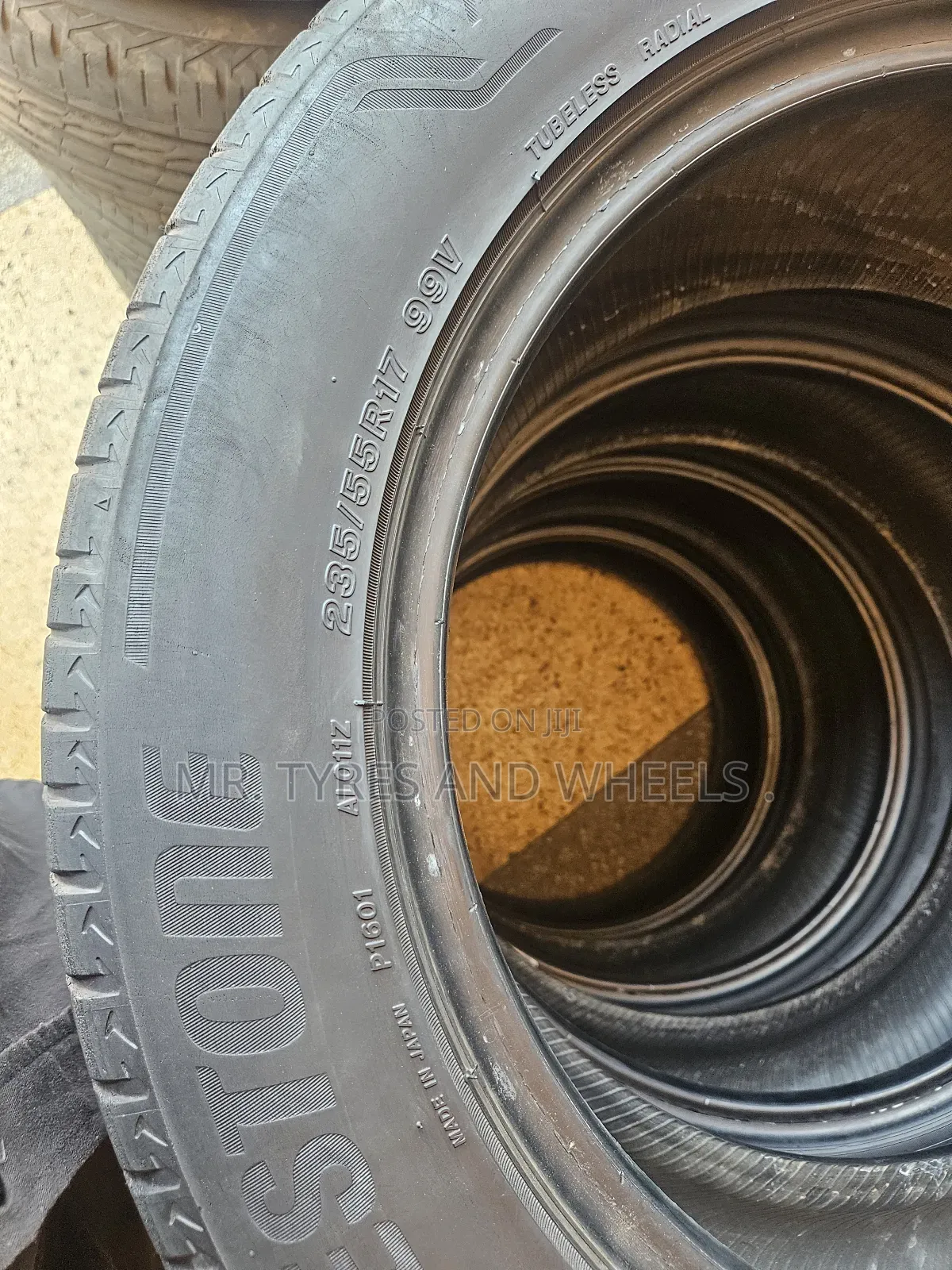235 55 R17 Bridgestone 4rm Japan Used But Still In Good Condition.