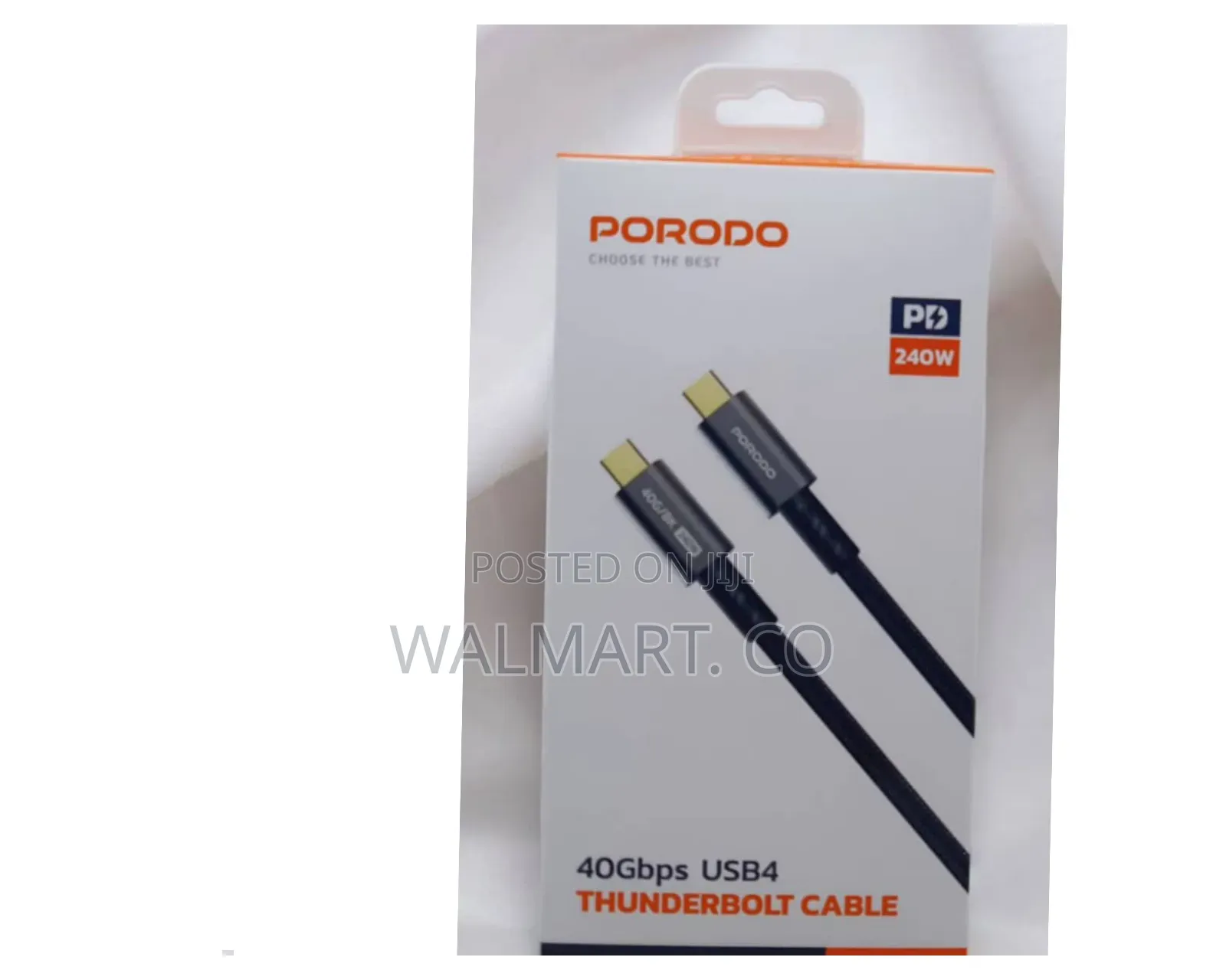 Porodo Thunderbolt Type C to Type C 1.8m