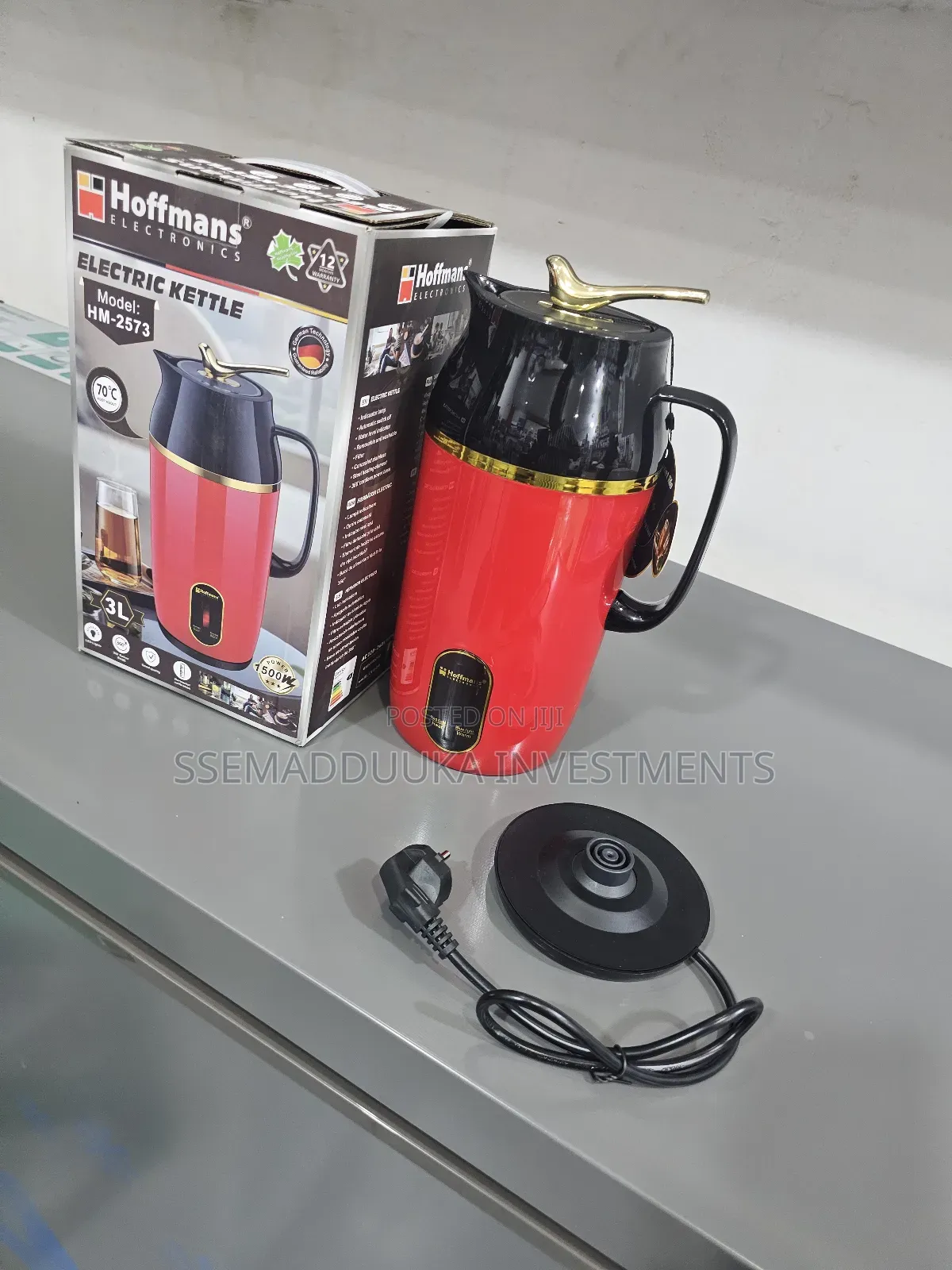 Hoffmans Hm-2537 3l Electric Kettle