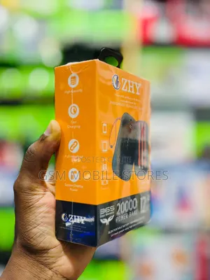  Zhy 20000mah 12w Slim Portable Fast Charging Powerbank
