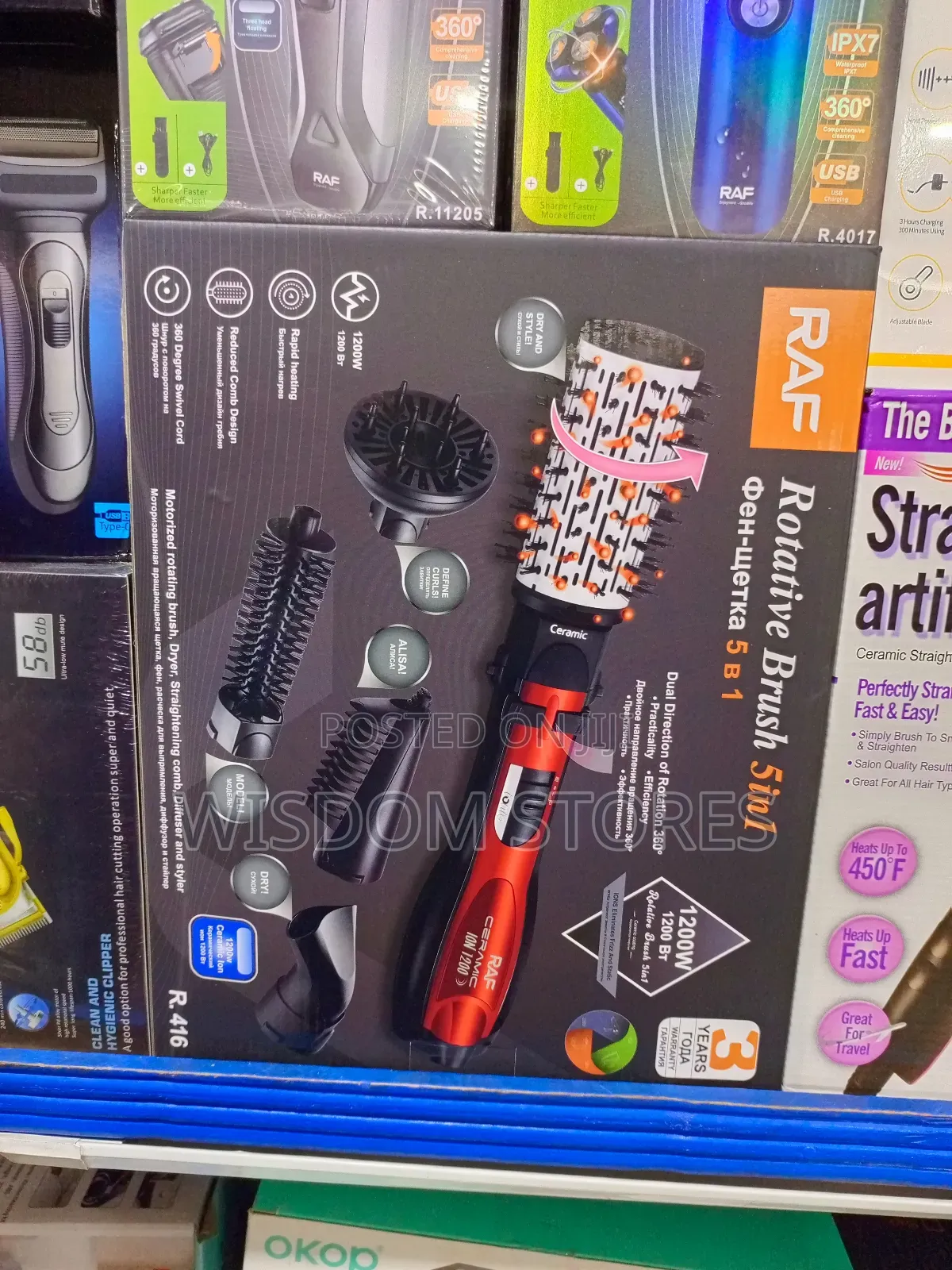 Raf 5-in-1 Rotative Brush