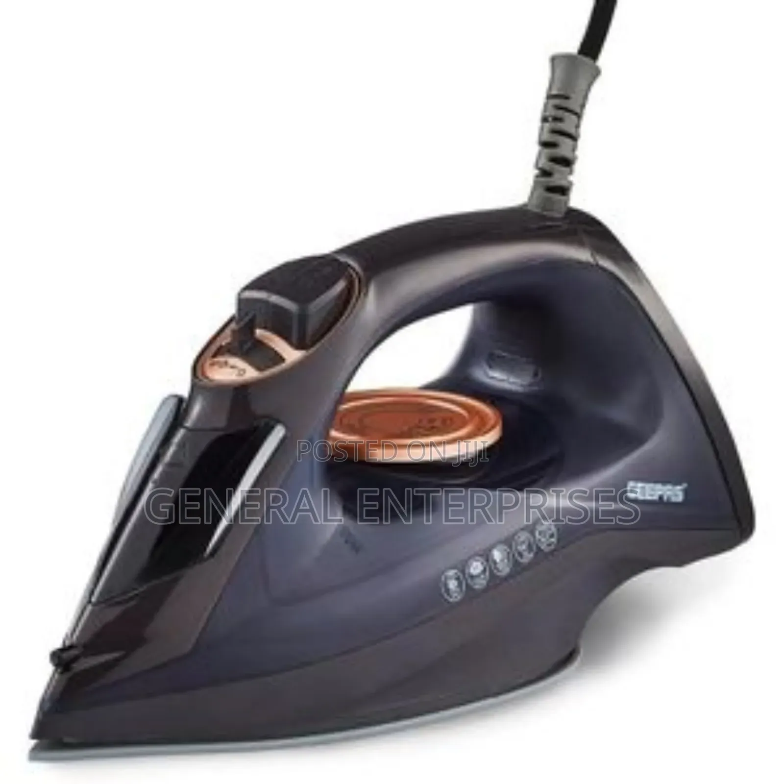 Geepas 2400w Ceramic Steam Iron, Model Gsi7703n.