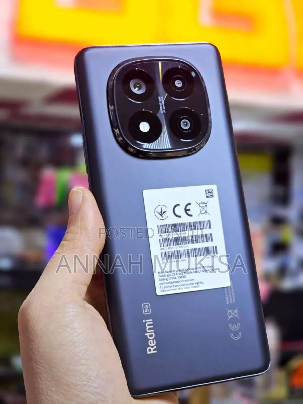 New Xiaomi Redmi Note 14 Pro+ 5G 512 GB Black