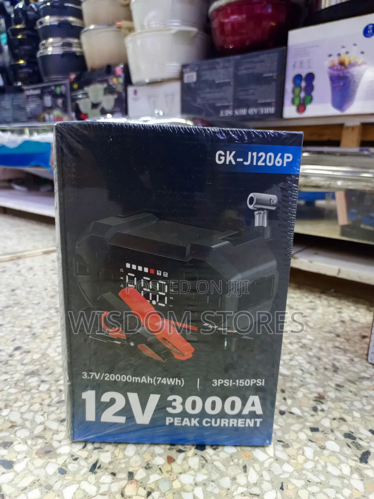 Green Keeper Gk-J1206p Portable Car Jump Starter