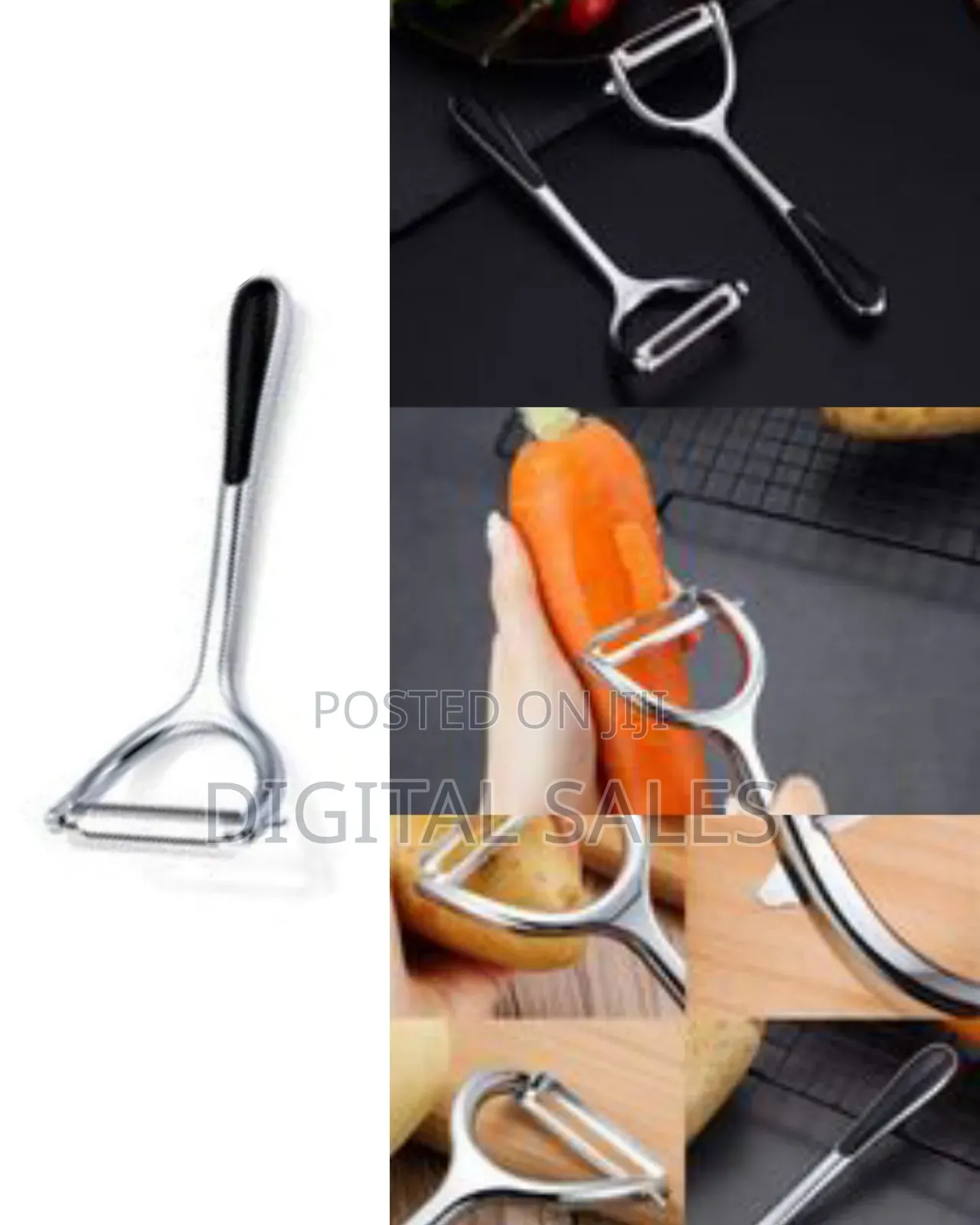 Professional Stainless Steel Y-Peeler With Ergonomic Grip