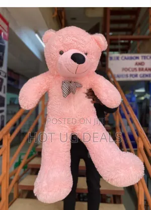 Fluffy Teddy Bear - Pink