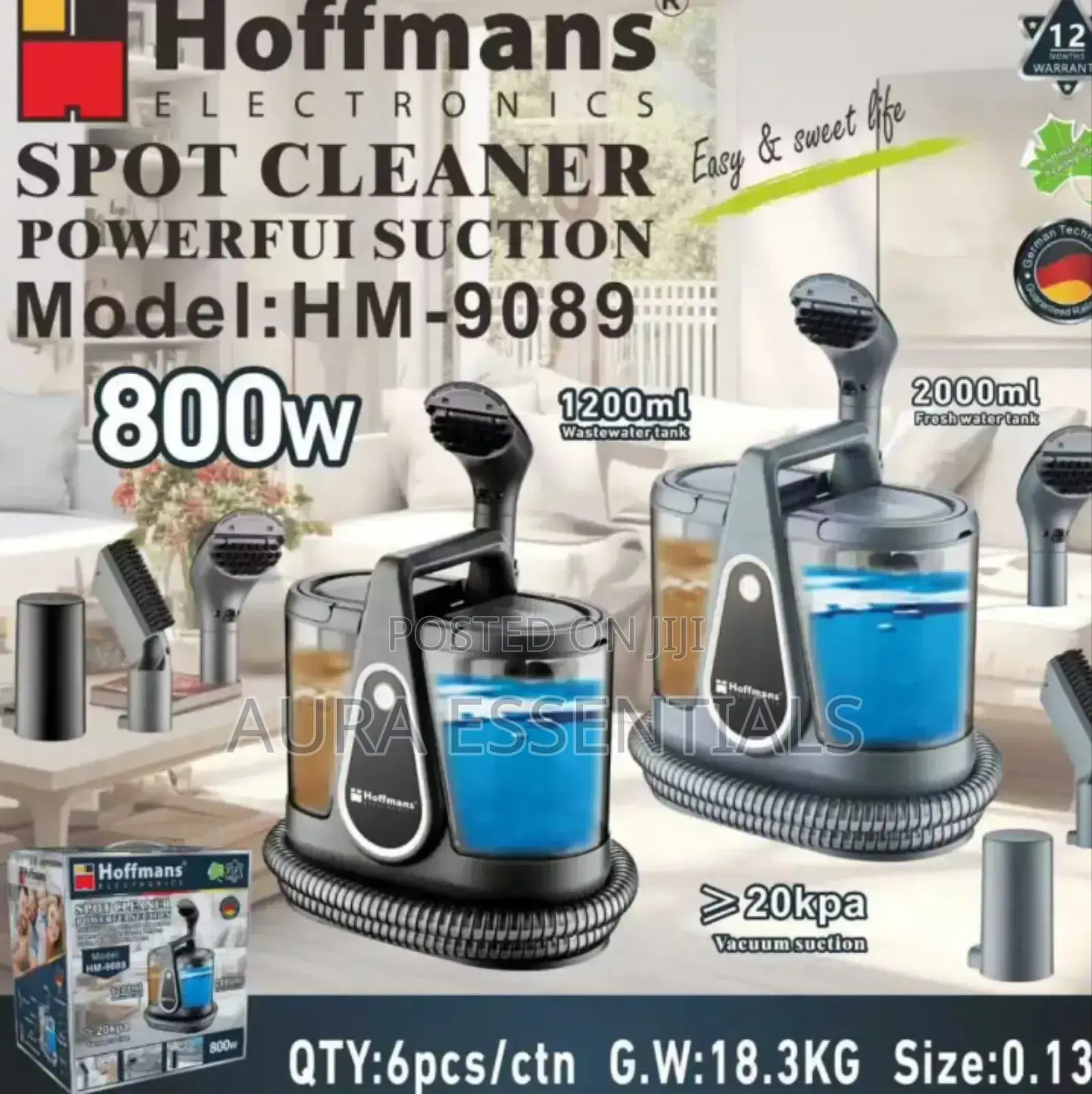 Hoffmans Hm-9089 Spot Cleaner