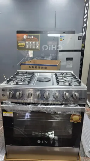 Spj 80x60cm Premium Cooker With 4 Gas Burners And 2 Electric Plates