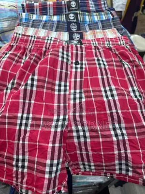 Men’S Checkered Boxers