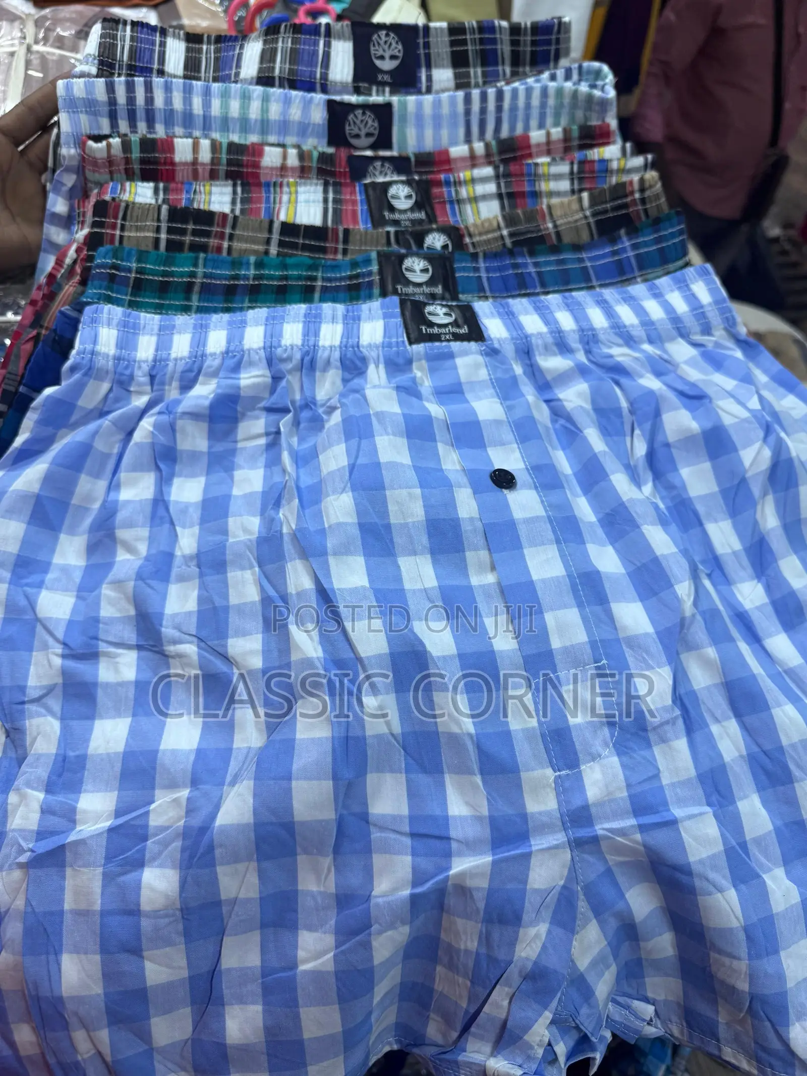 Men’S Checkered Boxers