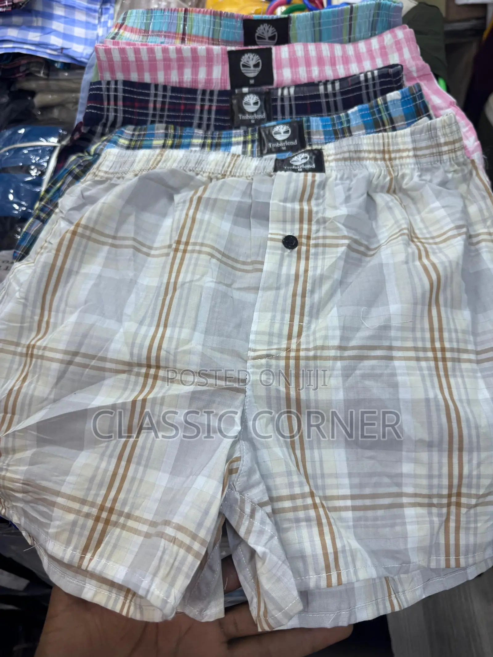 Men’S Checkered Boxers